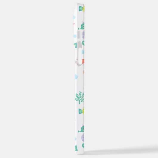 Zee Wereldpatroon iPhone Hoesje (Linkerkant)