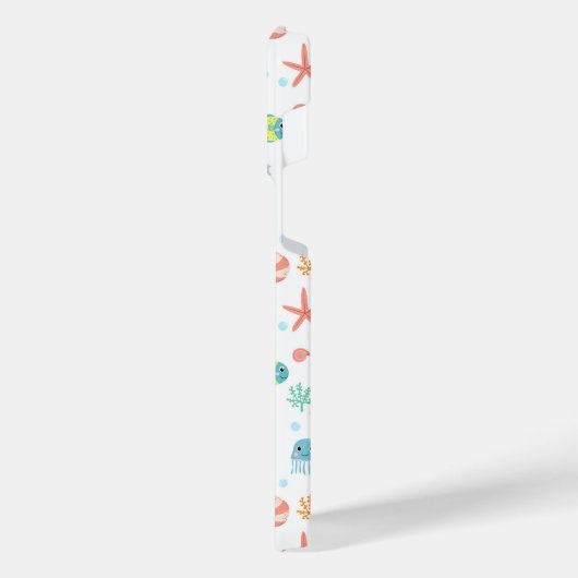 Zee Wereldpatroon iPhone Hoesje (Linkerkant)