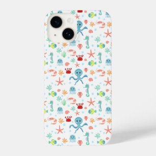 Zee Wereldpatroon iPhone 14 Hoesje