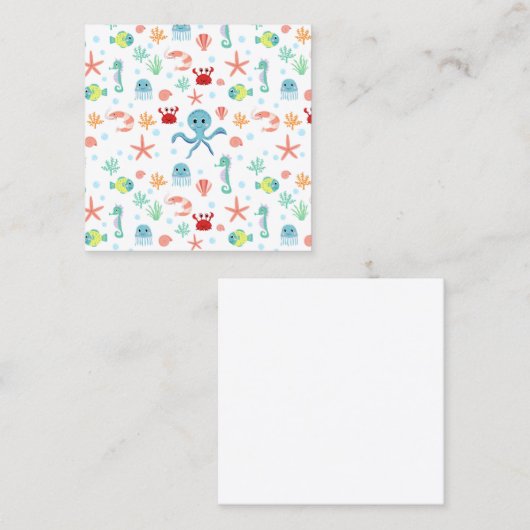 Zee Wereldpatroon Kortingskaartje (Voorkant / Achterkant)