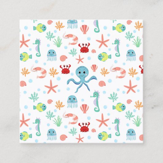 Zee Wereldpatroon Kortingskaartje (Voorkant)