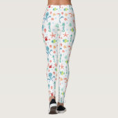 Zee Wereldpatroon Leggings (Achterkant)