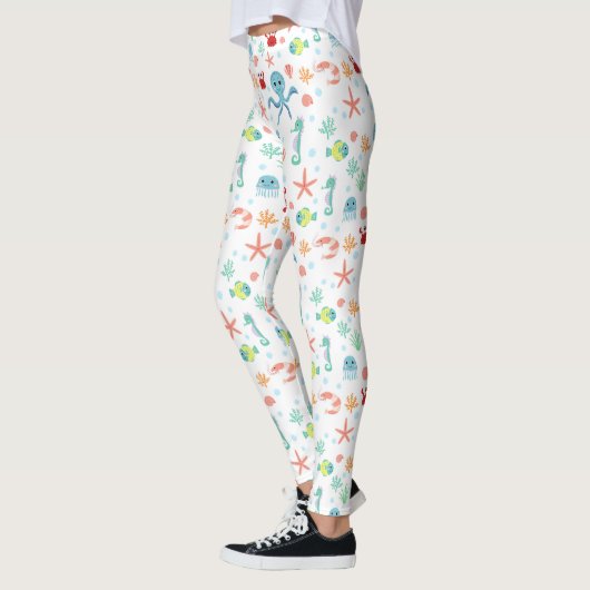 Zee Wereldpatroon Leggings (Links)