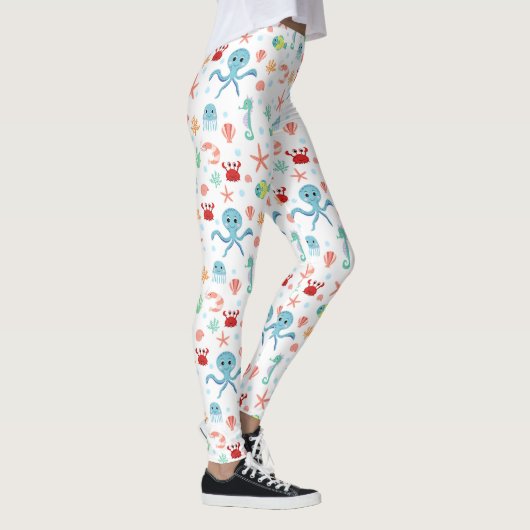 Zee Wereldpatroon Leggings (Rechts)