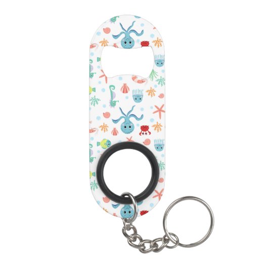 Zee Wereldpatroon Mini Flessenopener (Achterkant)