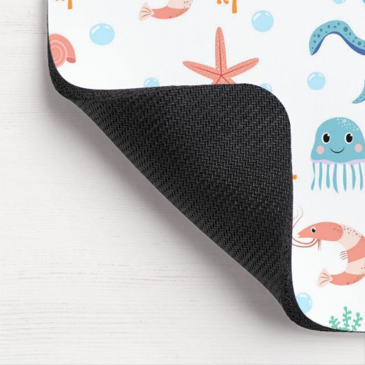 Zee Wereldpatroon Muismat (Hoek)