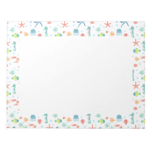 Zee Wereldpatroon Notitieblok