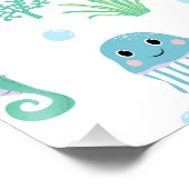 Zee Wereldpatroon Perfect Poster (Hoek)