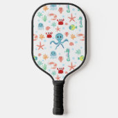 Zee Wereldpatroon Pickleball Paddle (Achterkant)
