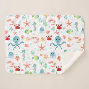 Zee Wereldpatroon Sherpa Deken