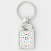 Zee Wereldpatroon Sleutelhanger (Voorkant)