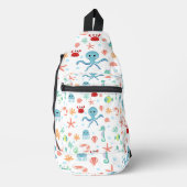 Zee Wereldpatroon Sling Bag (Voorkant)