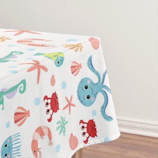 Zee Wereldpatroon Tafelkleed (Voorbeeld)