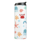 Zee Wereldpatroon Thermosbeker (Gedraaid links)