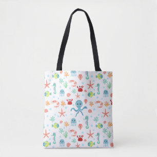 Zee Wereldpatroon Tote Bag