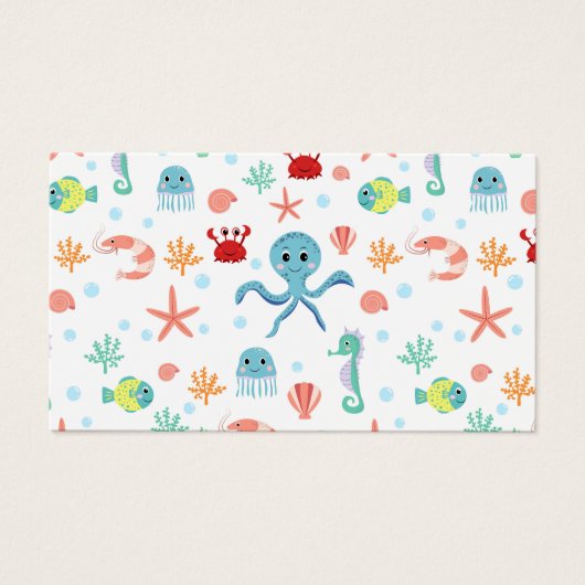 Zee Wereldpatroon Visitekaartje (Voorkant)