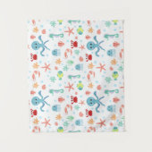 Zee Wereldpatroon Wandkleed (Voorkant)