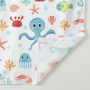 Zee Wereldpatroon Wandkleed