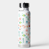 Zee Wereldpatroon Waterfles (Rechts)