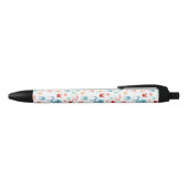Zee Wereldpatroon Zwarte Inkt Pen (Bovenkant)