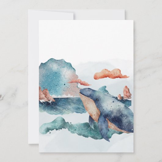 Zee Whimsical Ocean Pirate Tweede Verjaardag Kaart (Achterkant)