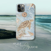 Zee Whispers Schildpad Zeepaardje Starfish geperso Case-Mate iPhone Case