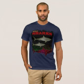 zee wild Haaien koel t-shirt (Voorkant volledig)