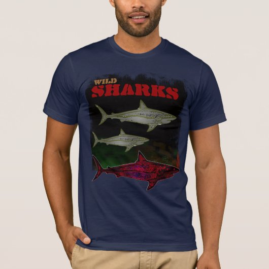 zee wild Haaien koel t-shirt (Voorkant)