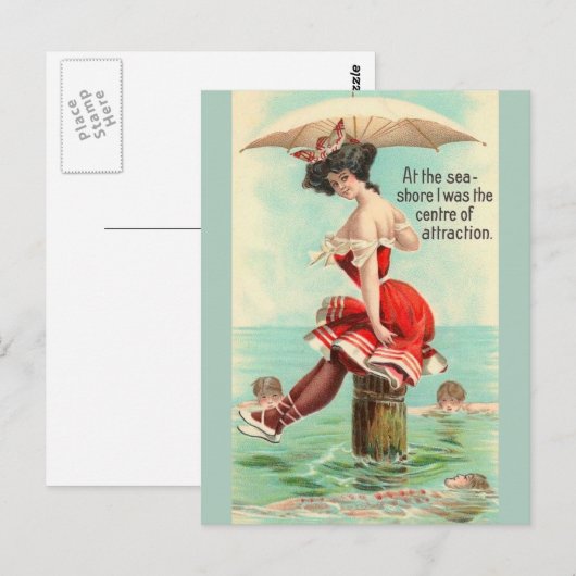  Zee Winkelkaart Briefkaart (Voorkant / Achterkant)