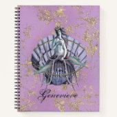  Zee Witch Collage Paars & Gold Notitieboek (Voorkant)