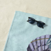 Zee Witch Collage Strandlaken (In situ)