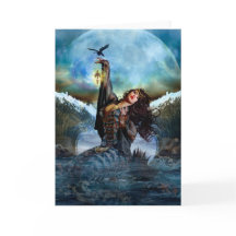 Zee Witch Digital Art Blank Note Kaart