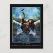 Zee Witch Digital Art Briefkaart (Voorkant)