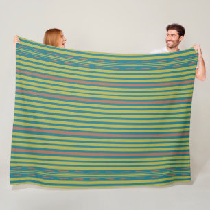 Zee woestijn en kledingstrepen fleece deken