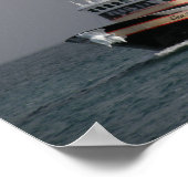 Zee Wolf, Vist Trawler in de Nederlandse haven, AK Poster (Hoek)