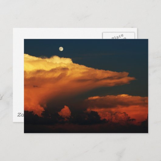 Zee wolken briefkaart (Voorkant / Achterkant)