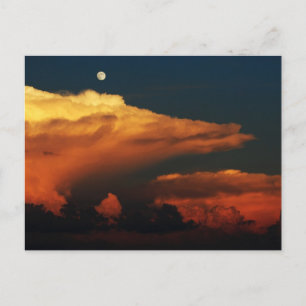 Zee wolken briefkaart