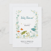 Zee World Baby shower Uitnodiging Kaart (Voorkant / Achterkant)