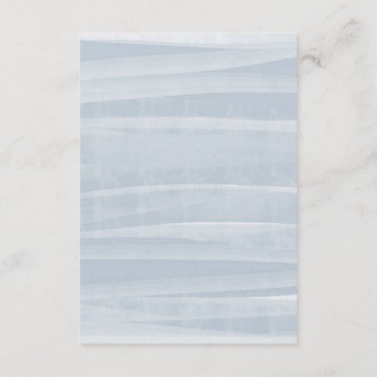 Zee Wreath | Beach Weddenschap Reception Informatiekaartje (Achterkant)