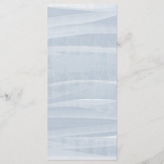 Zee Wreath | Tropisch strand Waterverf bruiloft Menu (Achterkant)