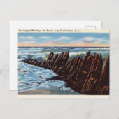 Zee Wreckage, Long Beach Island, New Jersey Briefkaart (Voorkant / Achterkant)