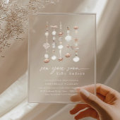 Zee You Soon Boho Beach Baby shower Acryl Uitnodigingen