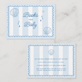 Zee You Soon Hand Getrokken Baby shower Boeken voo Informatiekaartje