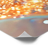 Zee ​​zand en kiezels poster (Hoek)