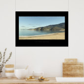 zee zand en zon poster (Keuken)