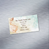 Zee Zand van de Oostzee-Waterverf Magnetisch Visitekaartje (Voorbeeld)