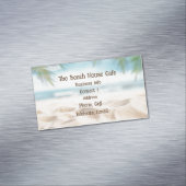 Zee Zand van de Oostzee-Waterverf Magnetisch Visitekaartje (Voorbeeld)