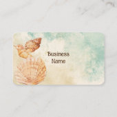 Zee Zand van de Oostzee-Waterverf Visitekaartje (Achterkant)