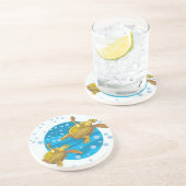 Zee Zandsteen Onderzetter (Zijkant)