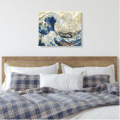 Zee | Zazzle_Growshop. Canvas Afdruk (Insitu (Slaapkamer))